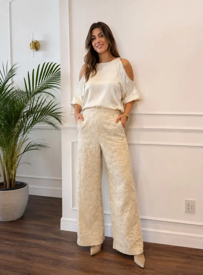 Pantalón argentino de flores