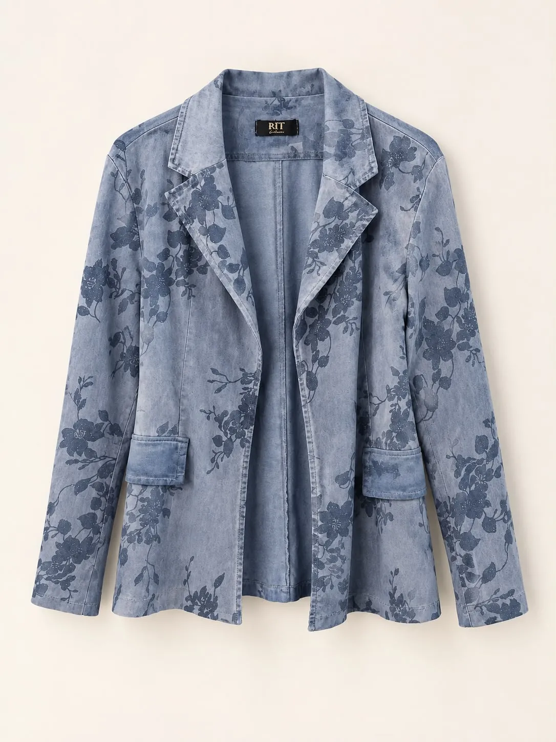 Blazer Denim Floral - Imagen 2